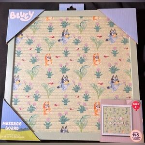 Bluey 12” Message Board w/ 145 Letters NEW Kids Room Decor
